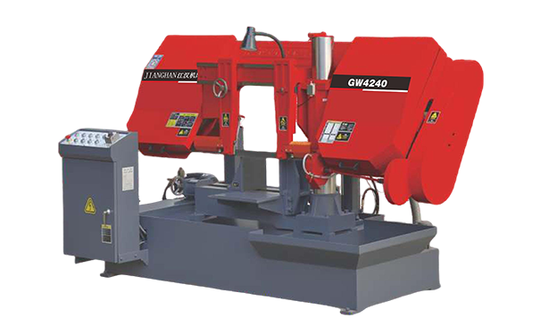 长安镇GW4240双柱卧式带锯床